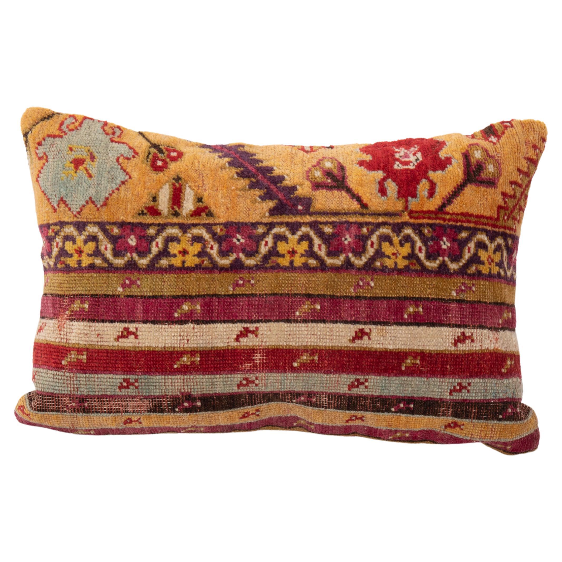 Antique Anatolian Rug Pillow Cover, 19th C