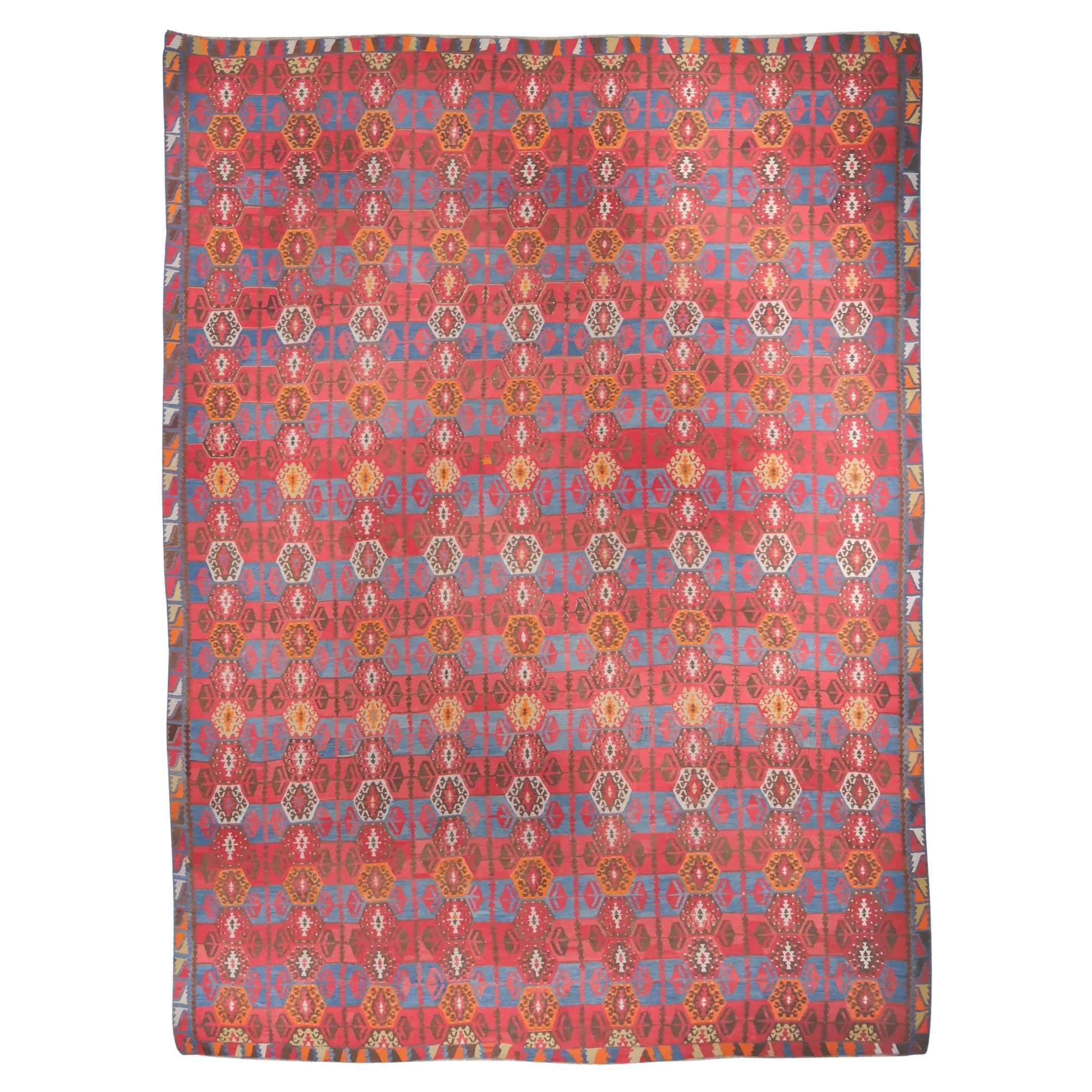 Antiker anatolischer Sarkisla Kelim im Angebot