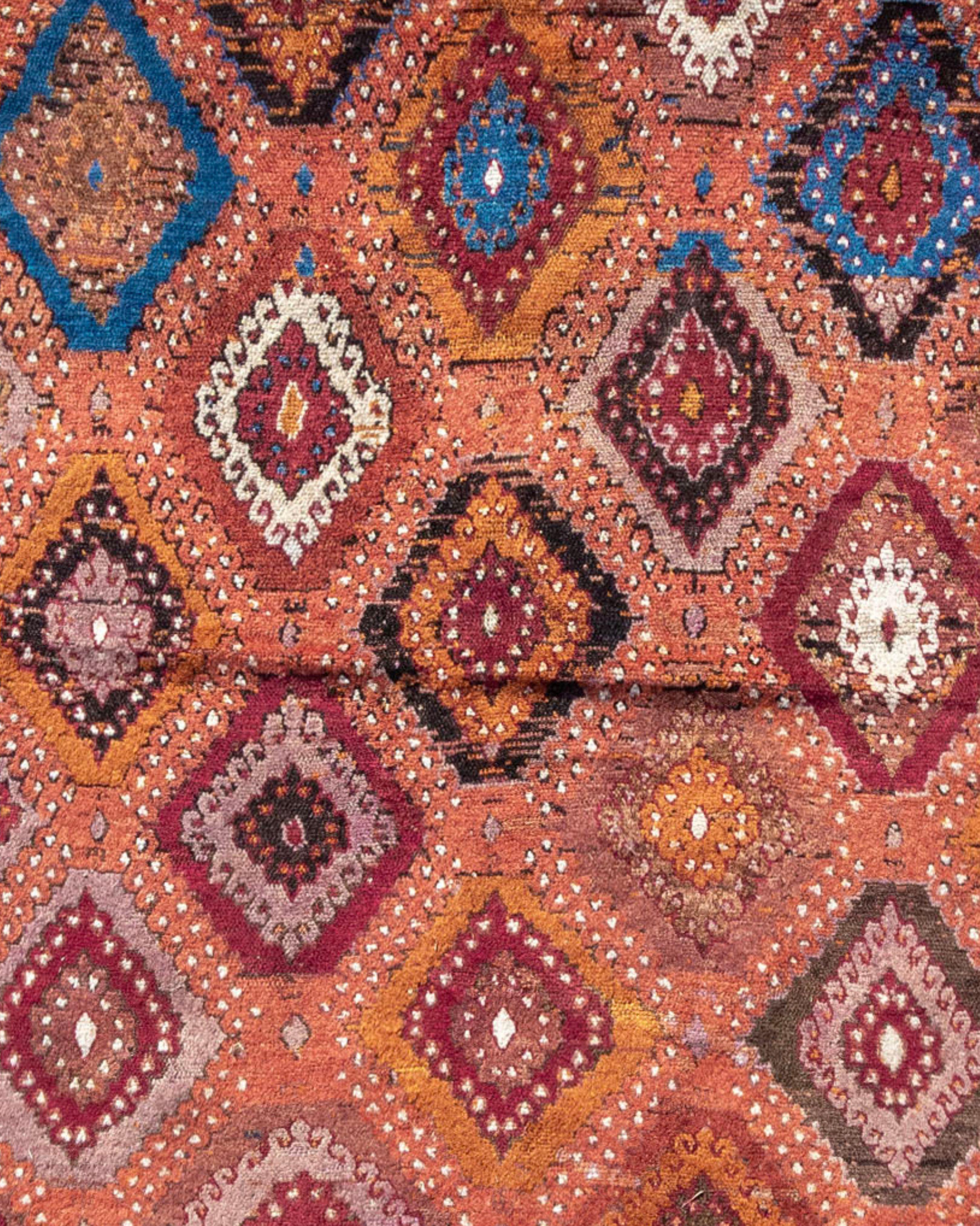 Hand-Knotted Antique Anatolian Sarkisla Rug, 19th Century For Sale