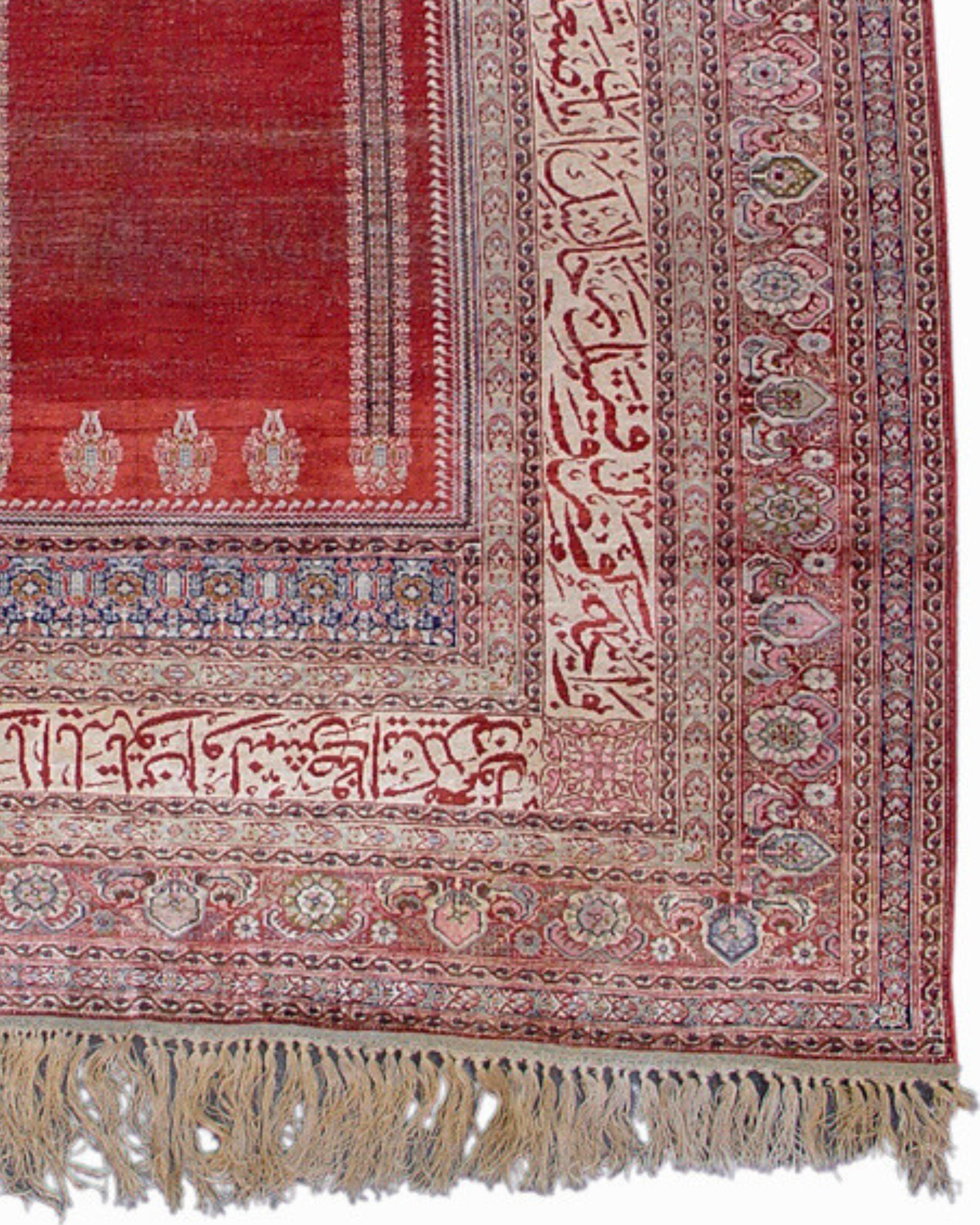 Antiker anatolischer Sivas-Teppich aus Seide, frühes 20. Jahrhundert im Zustand „Gut“ im Angebot in San Francisco, CA