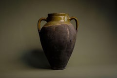 Antique Konya, Anatolia, Turkish Clay Pot Large Rustic Floor