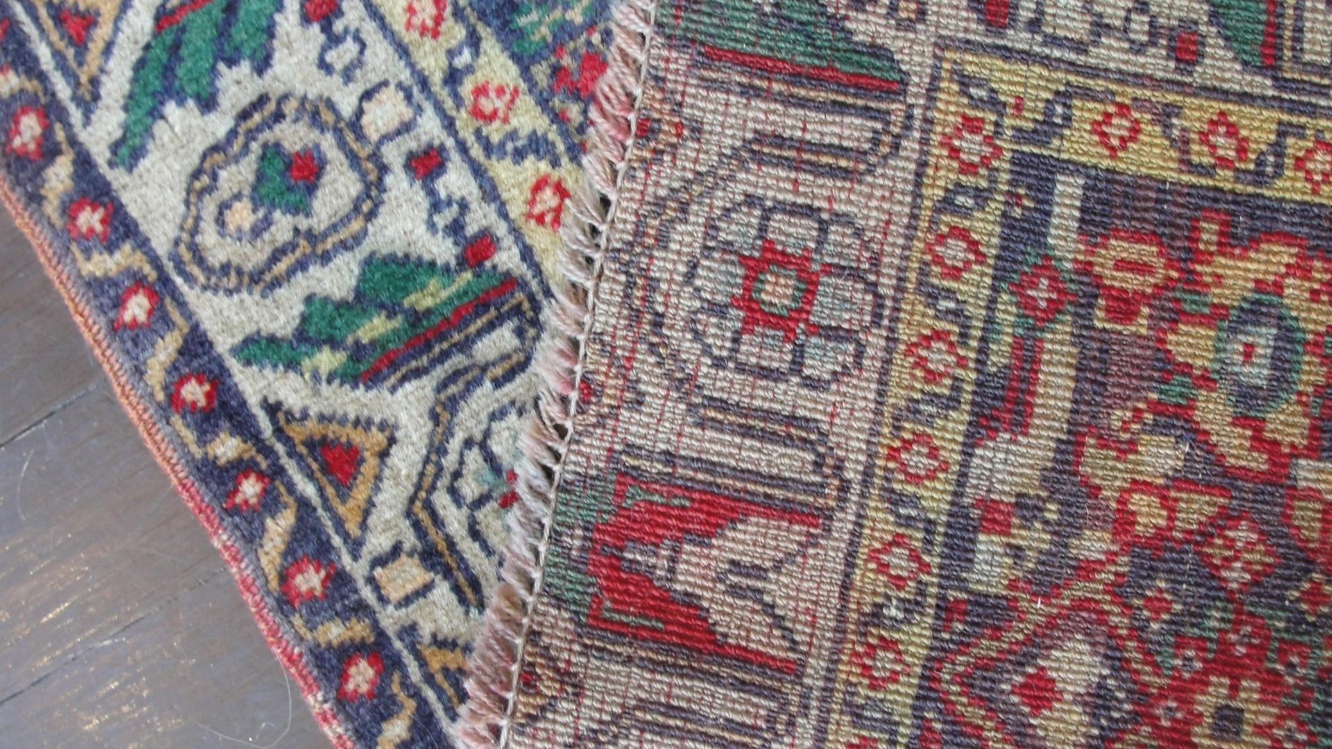 Tribal Antique Anatolian Yastik Bag Face Rug, Free Shipping For Sale