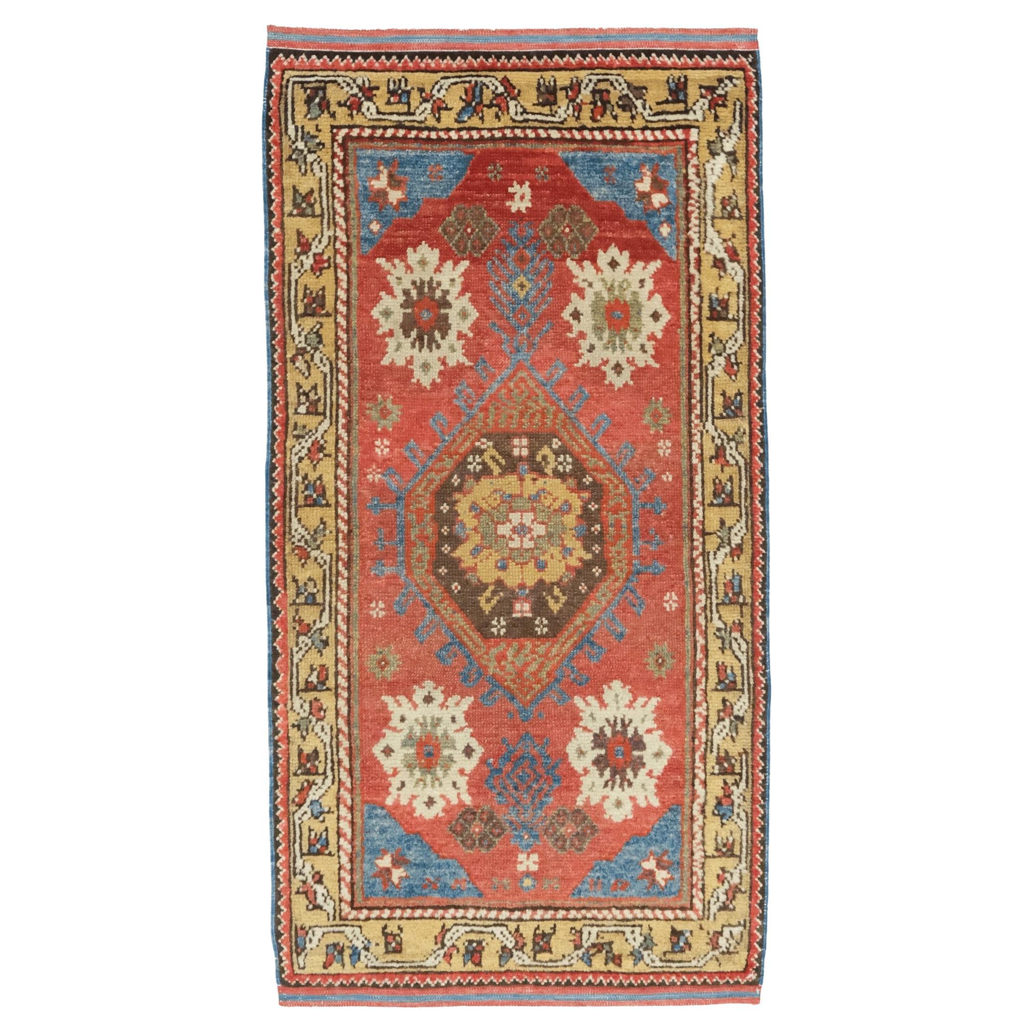Antiguo Yastik de Anatolia - Mediados del siglo XIX en venta