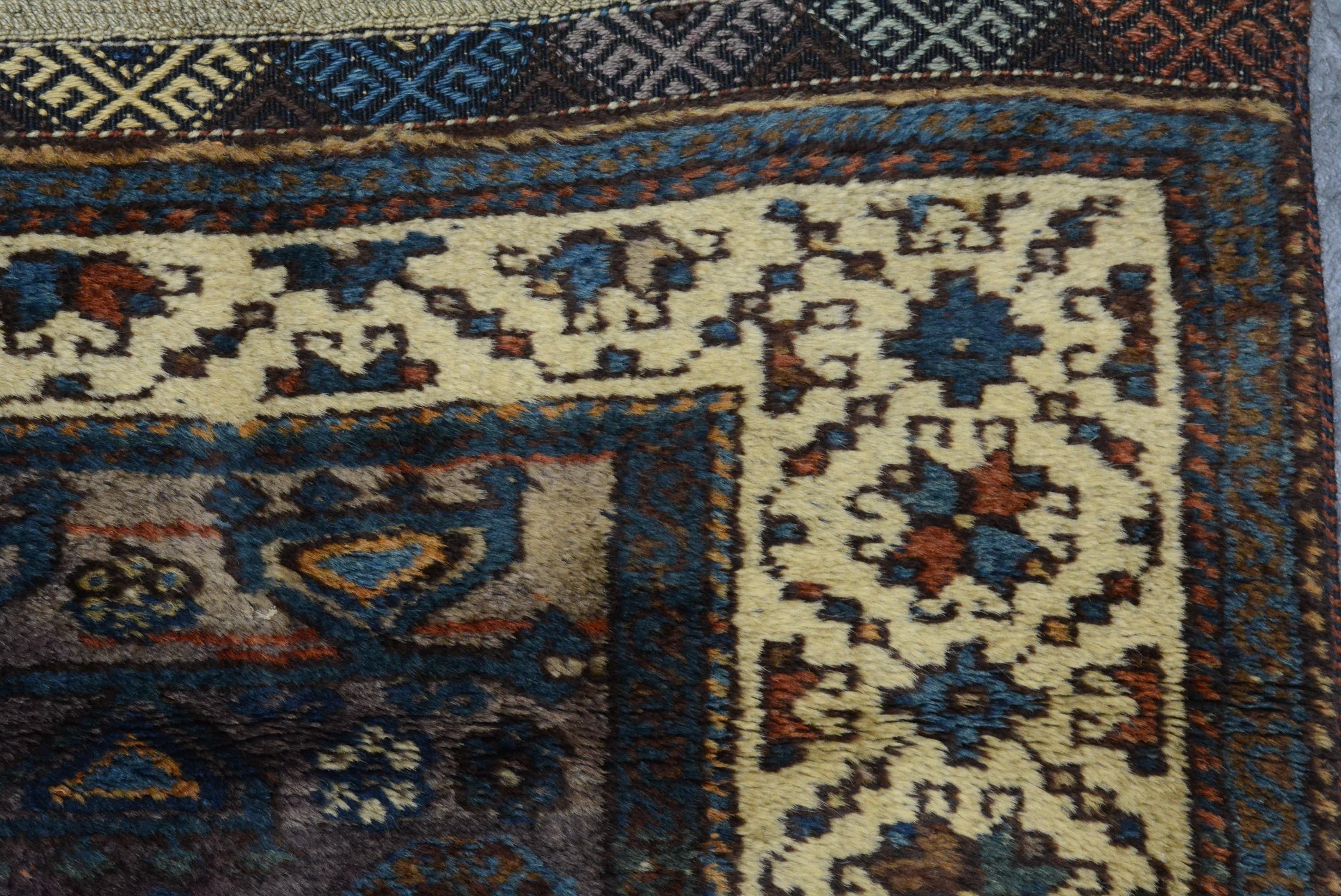 Woven Antique Anatolian Yuruk Rug