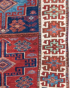 Antique Anatolian Yuruk Rug, Late 19th Century