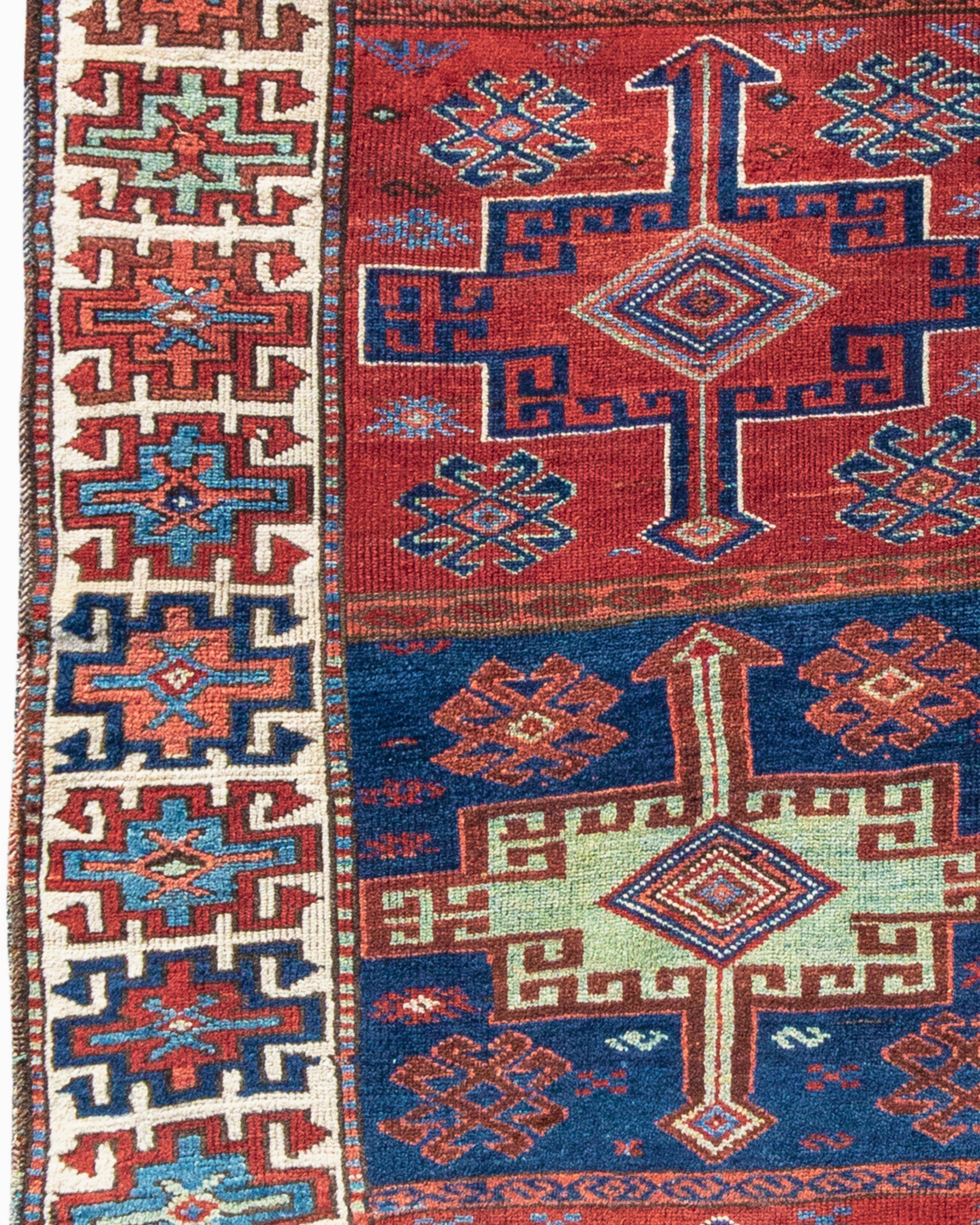Hand-Knotted Antique Anatolian Yuruk Rug, Late 19th Century For Sale