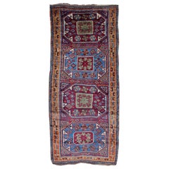 Antique Anatolian Yuruk Runner, 19th Century
