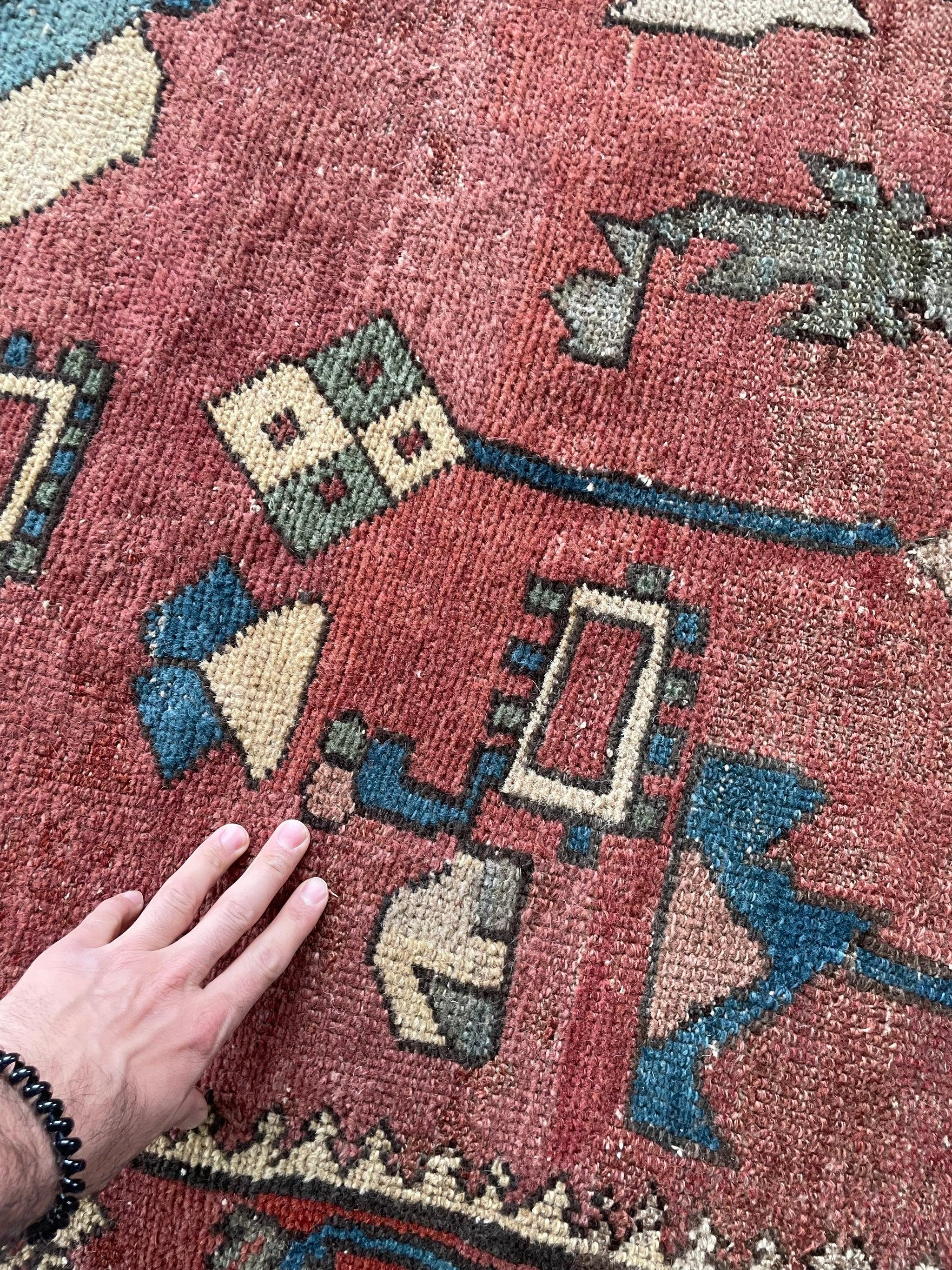 Perse Rare tapis ancien et ancien de Serapi, vers les années 1880 en vente