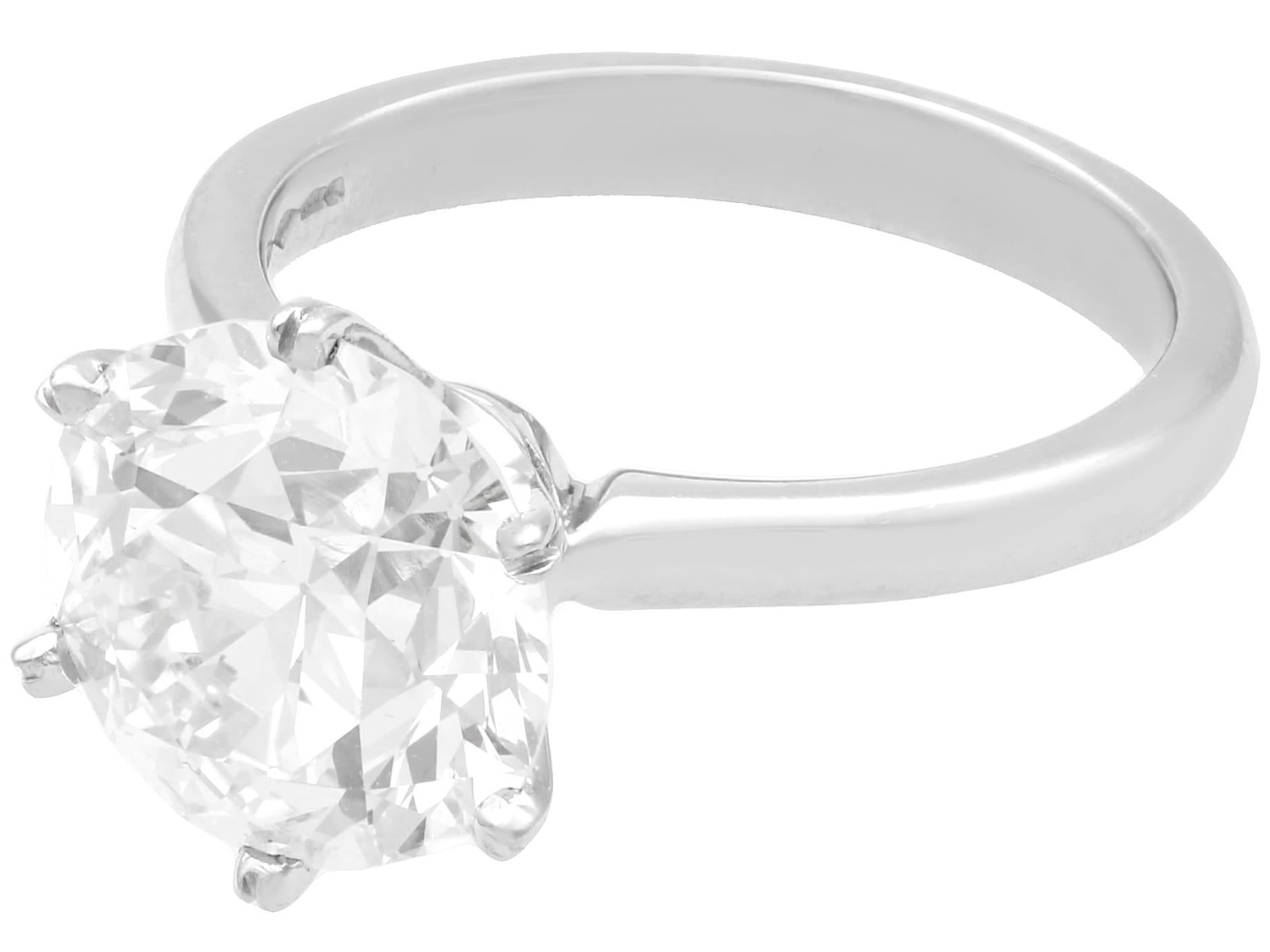big solitaire diamond ring