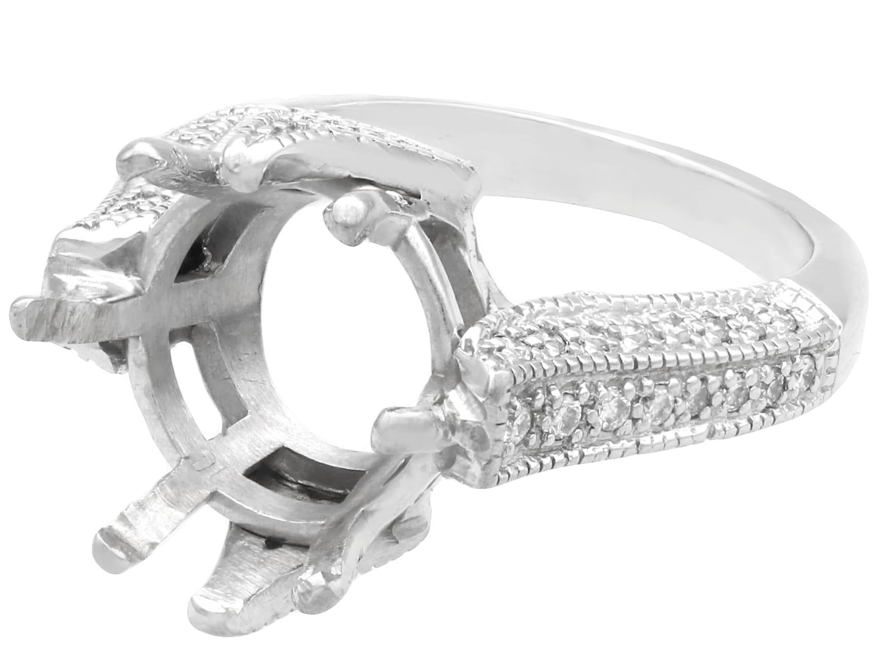 Women's 4.89 Carat Diamond and Platinum Solitaire Engagement Ring For Sale