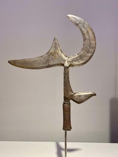 Antique And Exceptional Kipinga Throwing Knife Ngbaka Bwaka Ngombe Tribe Congo