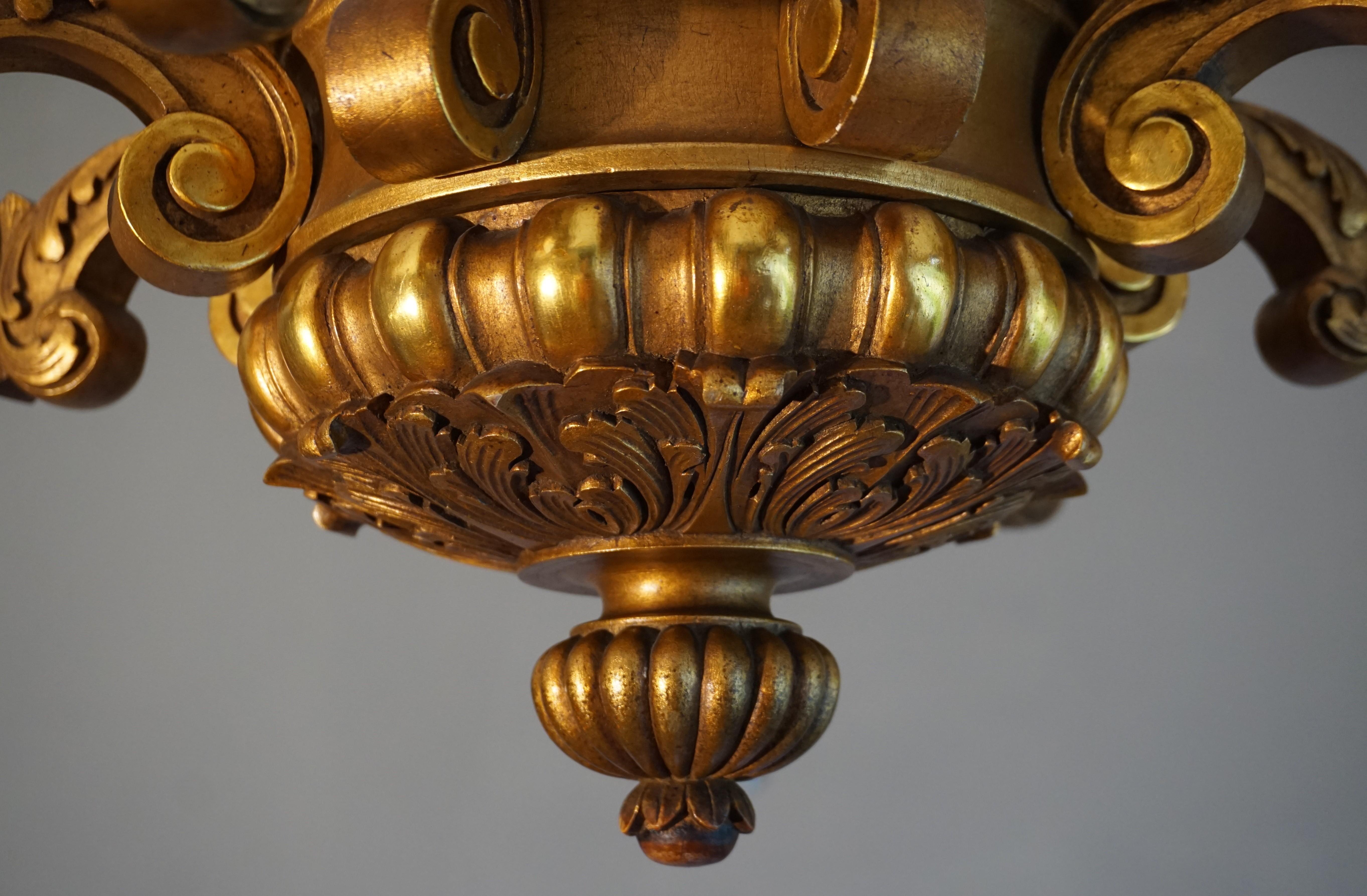 vintage wooden chandelier