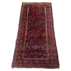 Antique and Rare Beshir Wide Hallway Carpet