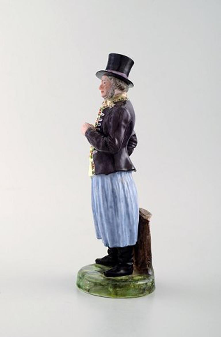 Antike und seltene Bing & Grondahl, B&G-Figur in Nationalkostüm (Spätes 19. Jahrhundert) im Angebot