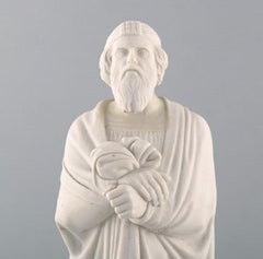 Antique and Rare Bing & Grondahl Sculpture in Biscuit, Sculpture of Pharisee