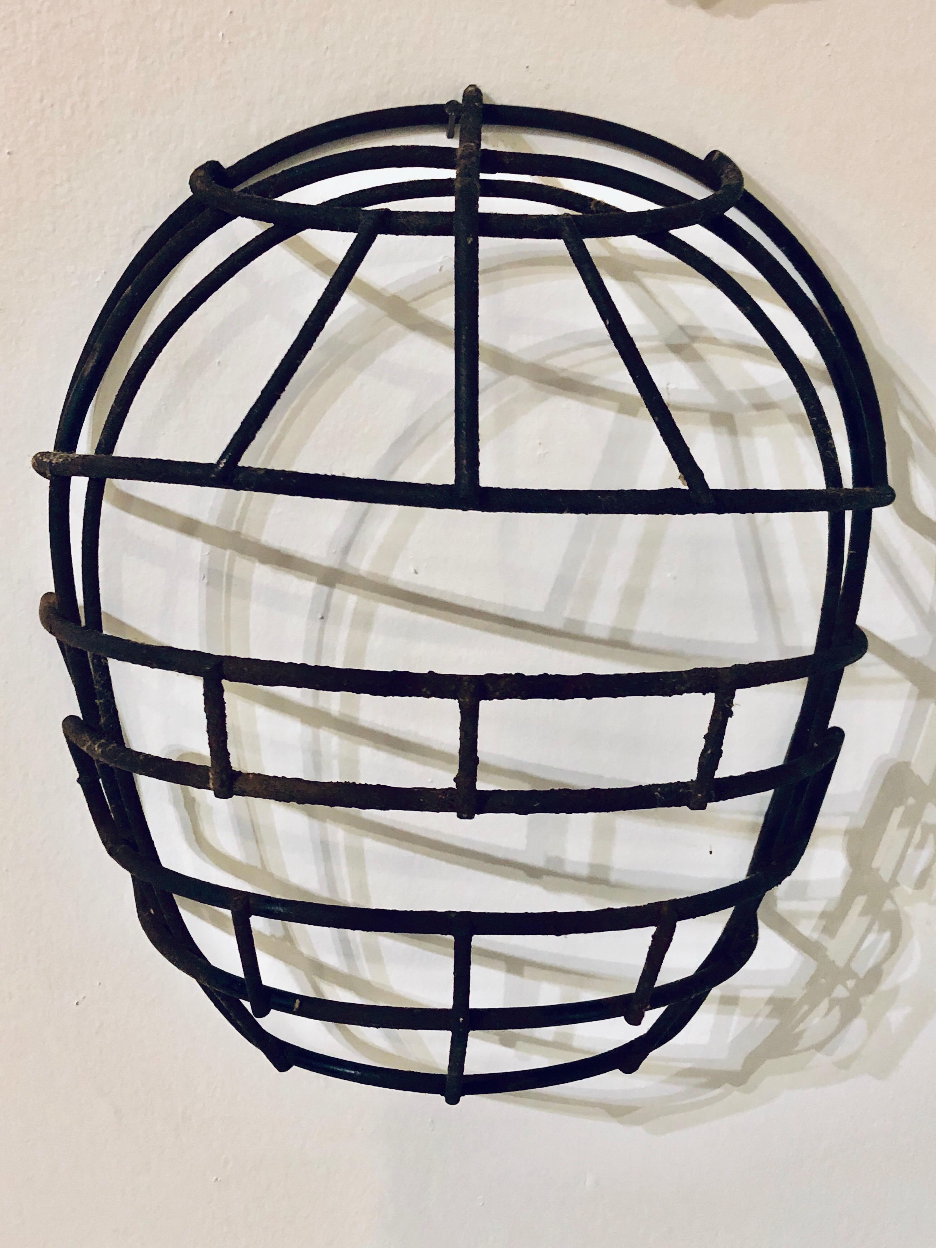 antique catchers mask