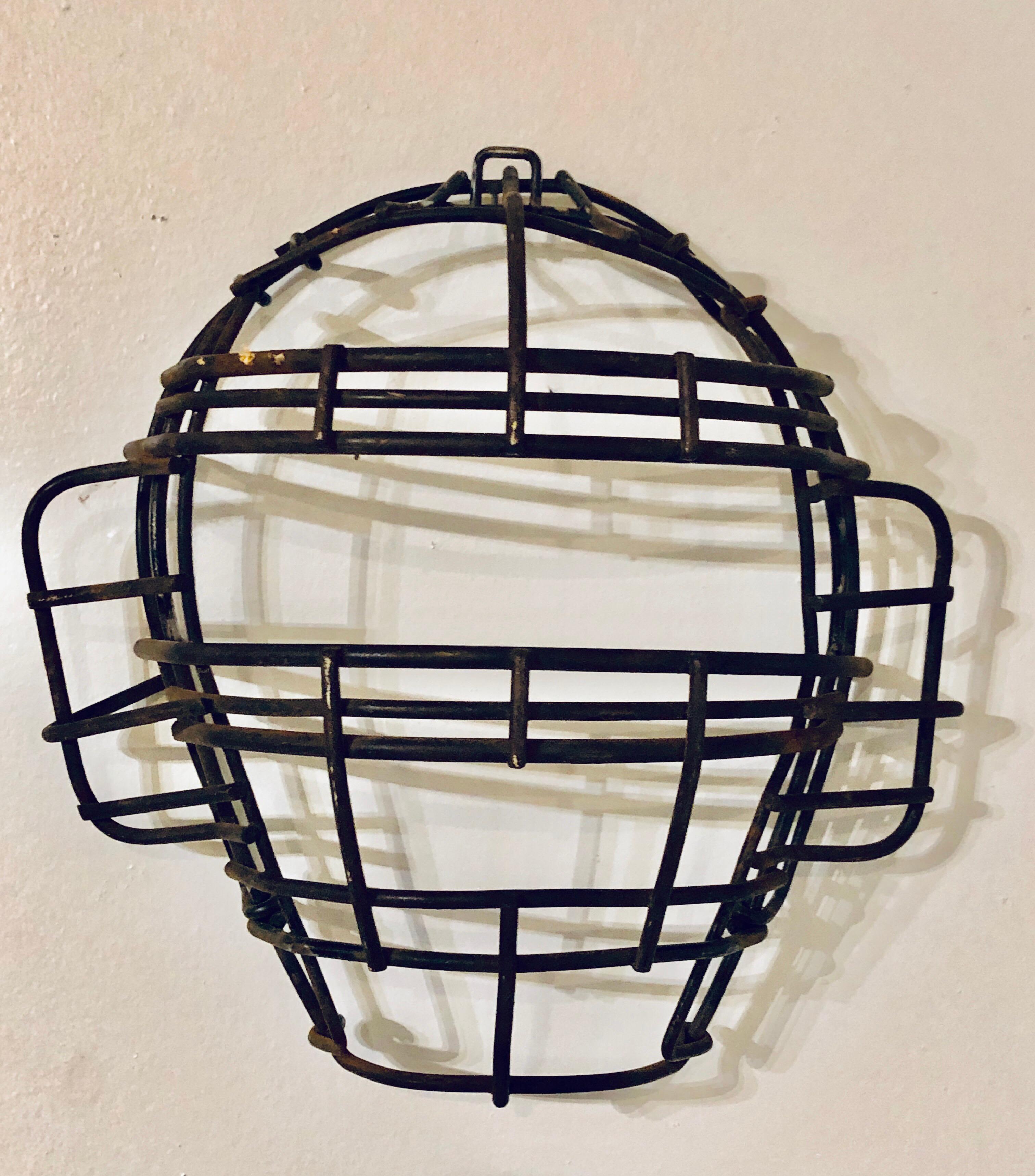 Metalwork Antique And Vintage Baseball Catchers Mask Collection