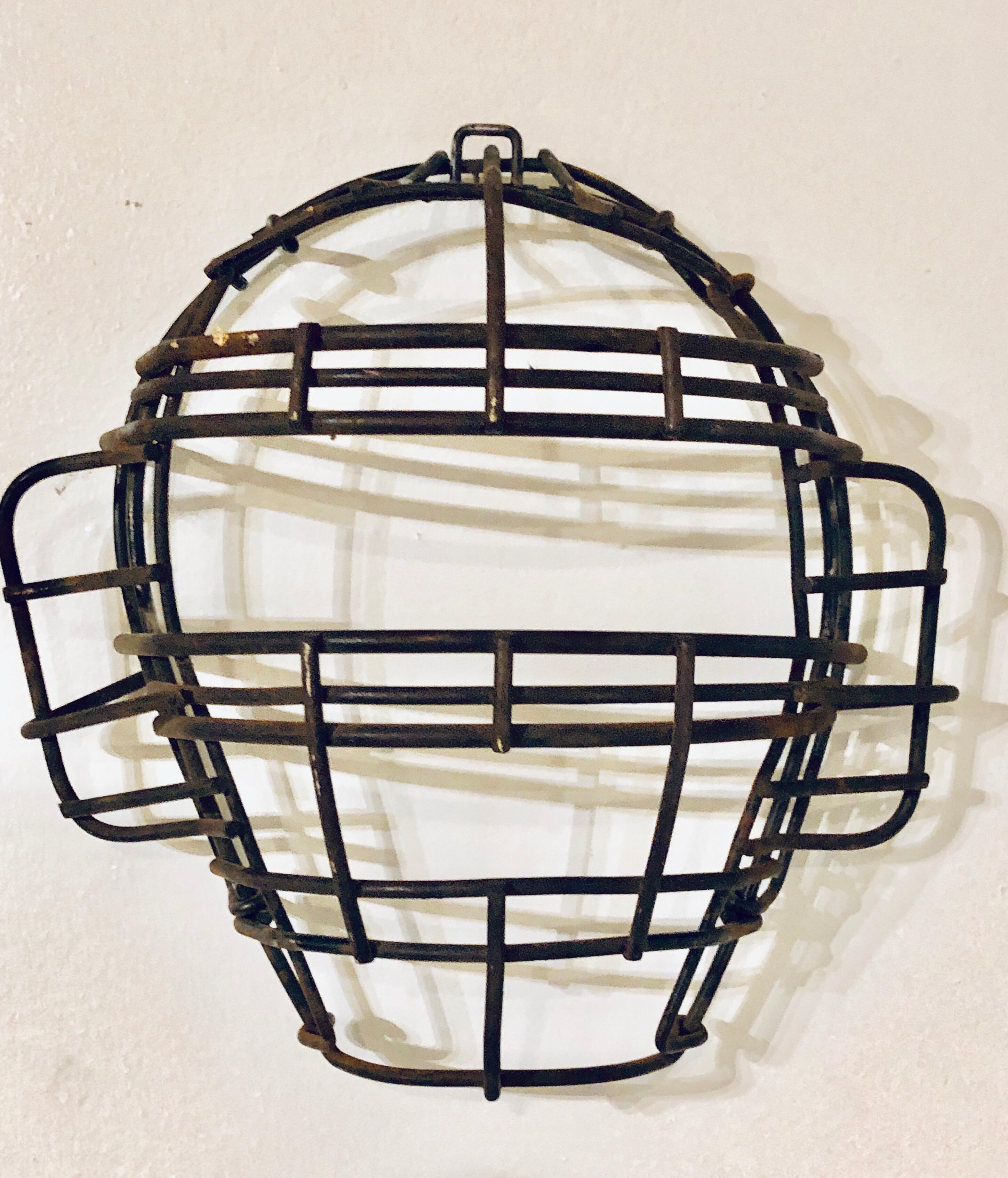 Antique And Vintage Baseball Catchers Mask Collection In Good Condition In Stamford, CT