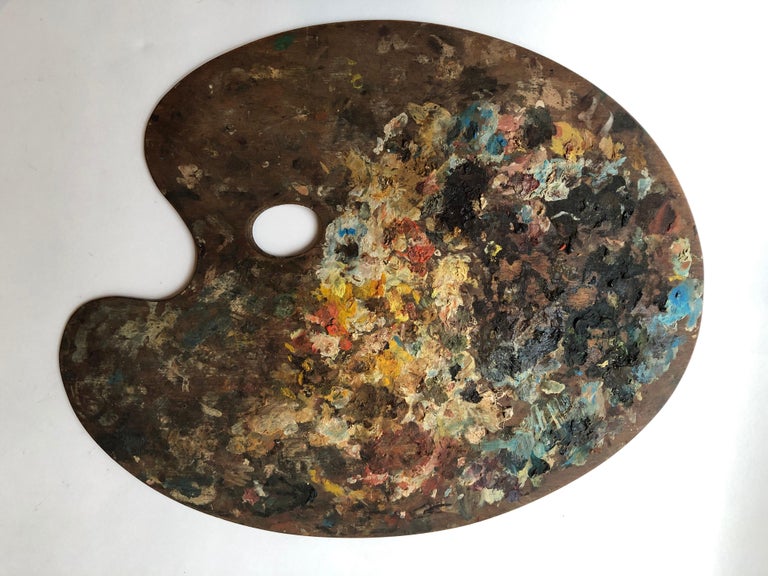 Antique and Vintage Wooden Artist Painters Palettes at 1stDibs
