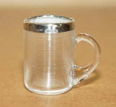 ANTIQUE ANDREW BARRETT & SON'S STERLING SILVER MOUNTED 1927 MATCH STRiKER