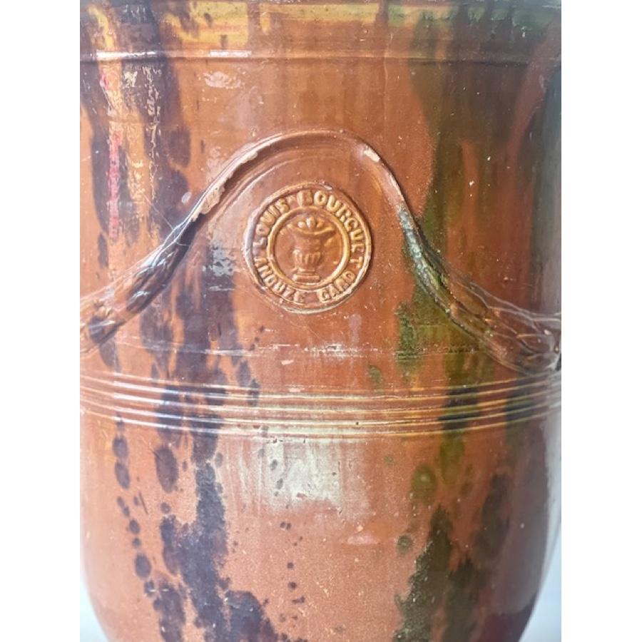 French Large Antique Anduze Pot For Sale