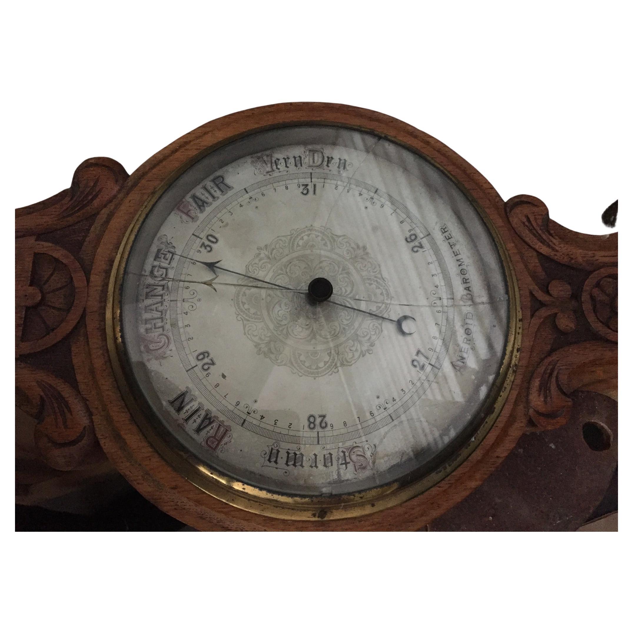 Vintage Aneroid barometer.