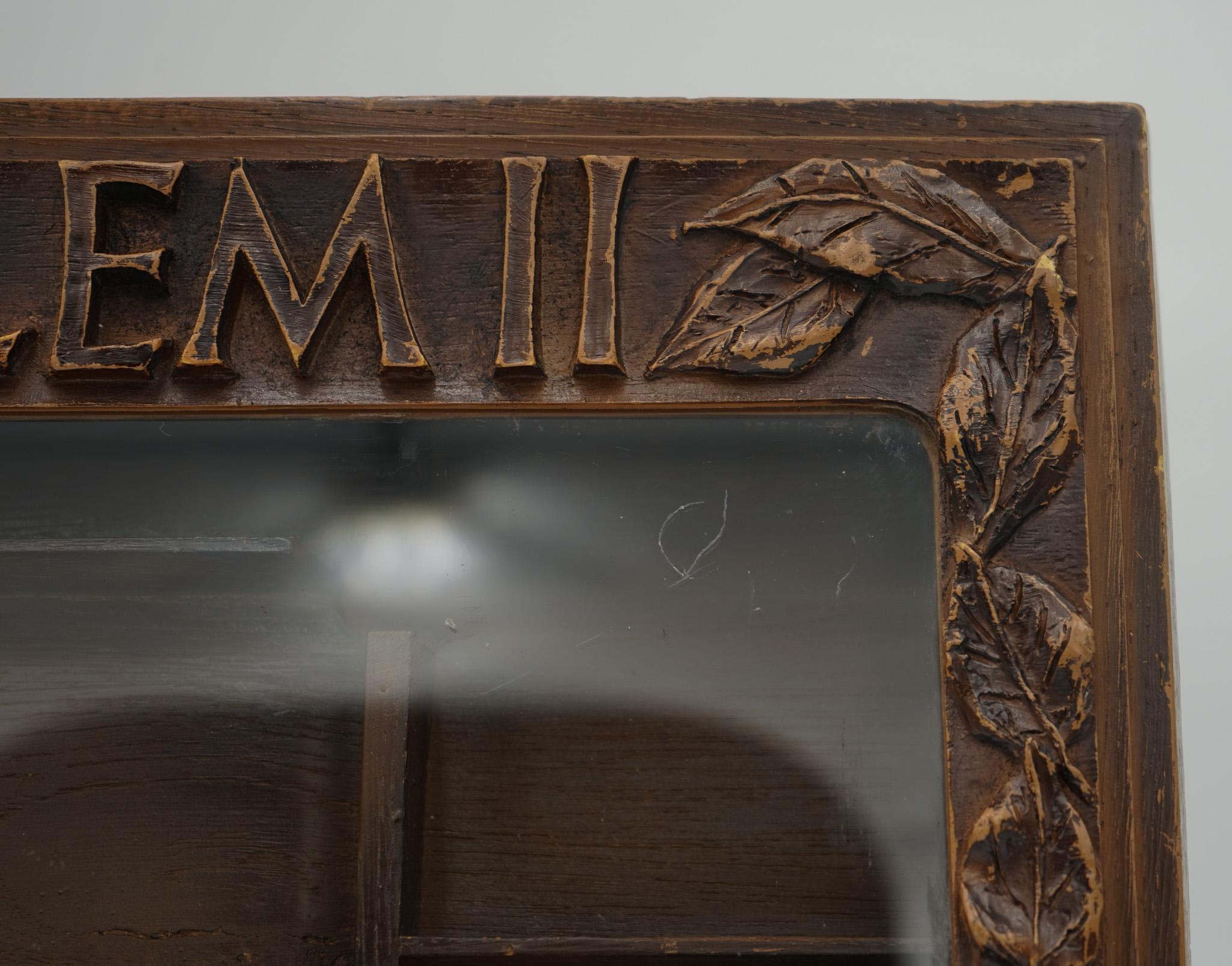 ANTIQUE ANGLO DUTCH CIGAR CO. WILLEM II OAK GLAZED SHOP COUNTER DISPLAY CABiNET For Sale 9