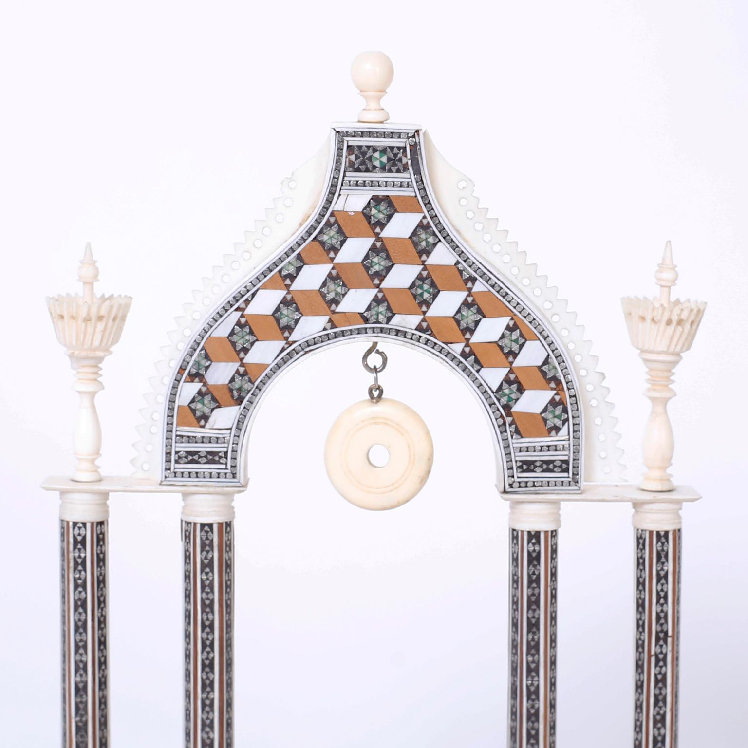 Moorish Antique Anglo Indian Architectural Model of an Arch