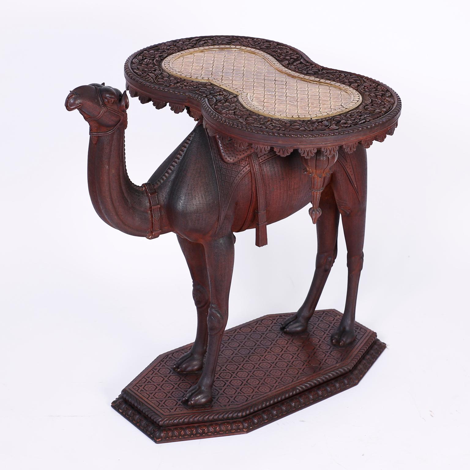 antique camel table