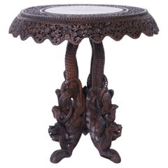 Antique Anglo Indian Carved Table