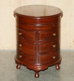 ANTIQUE ANGLO INDiAN HARDWOOD & BRASS SEWING TABLE WITH UNIQUE LOCKING SYSTEM