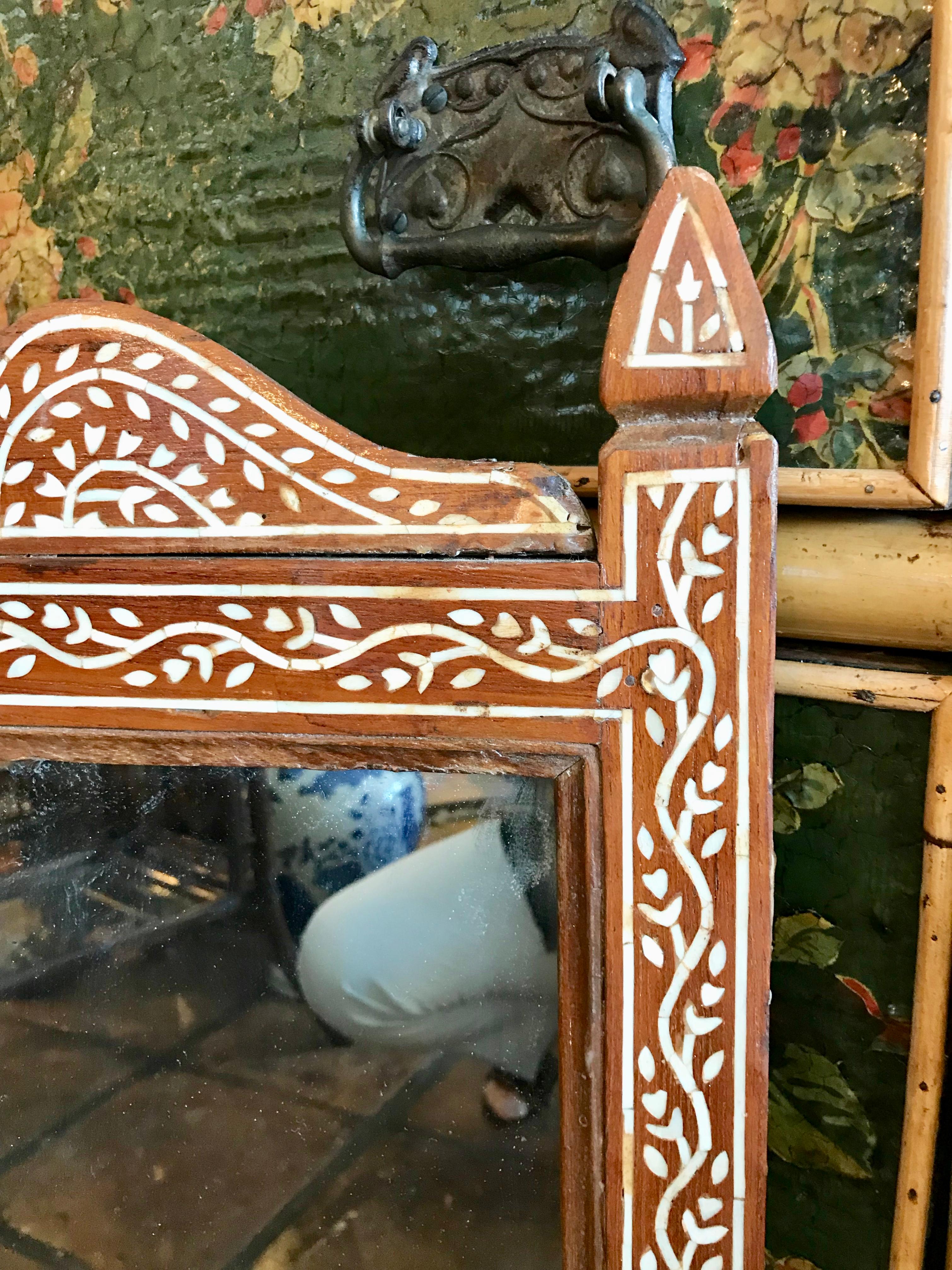 indian antique mirror