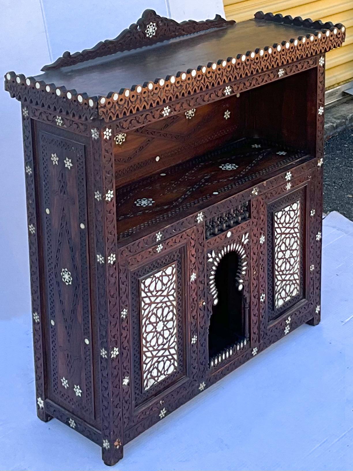 indian wall cabinet