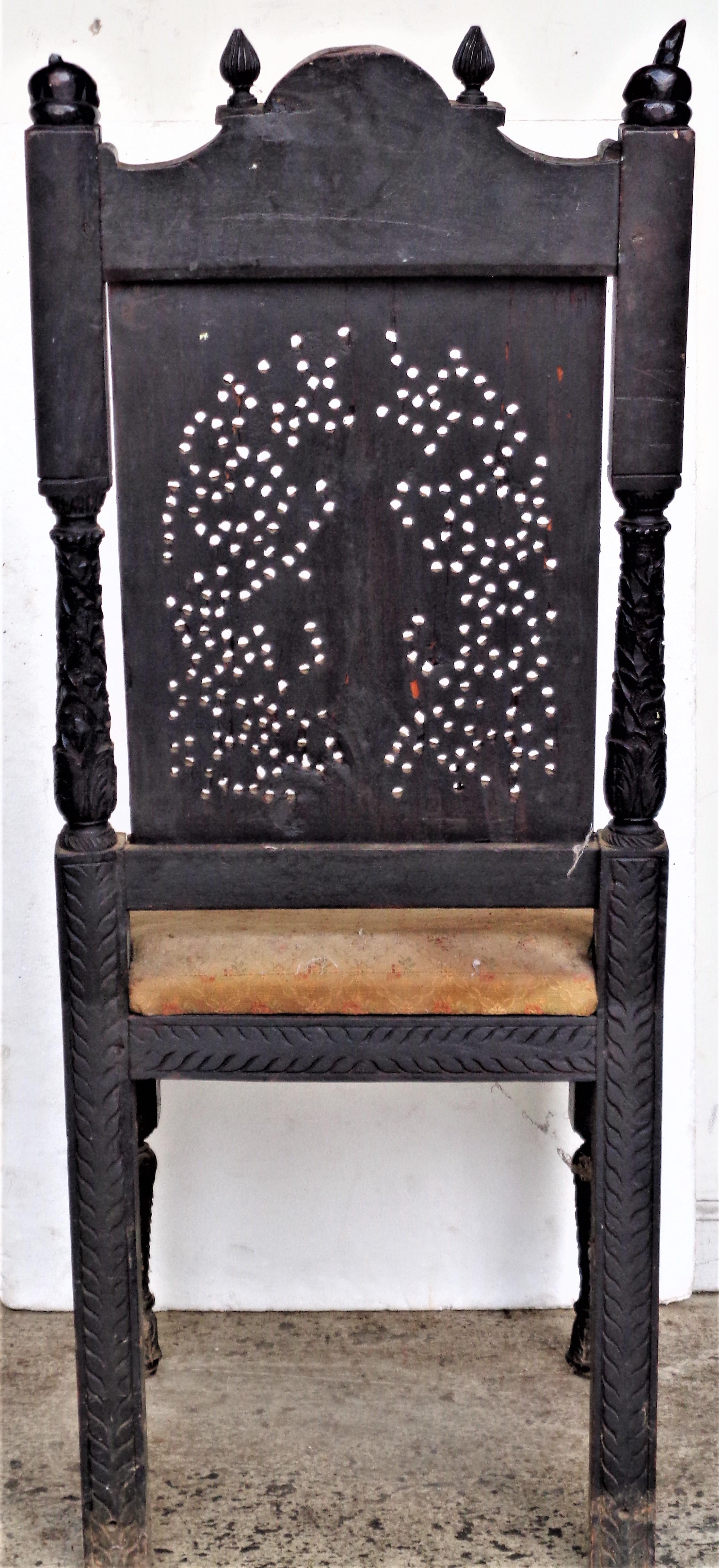 Antique Anglo Indian Chair 9