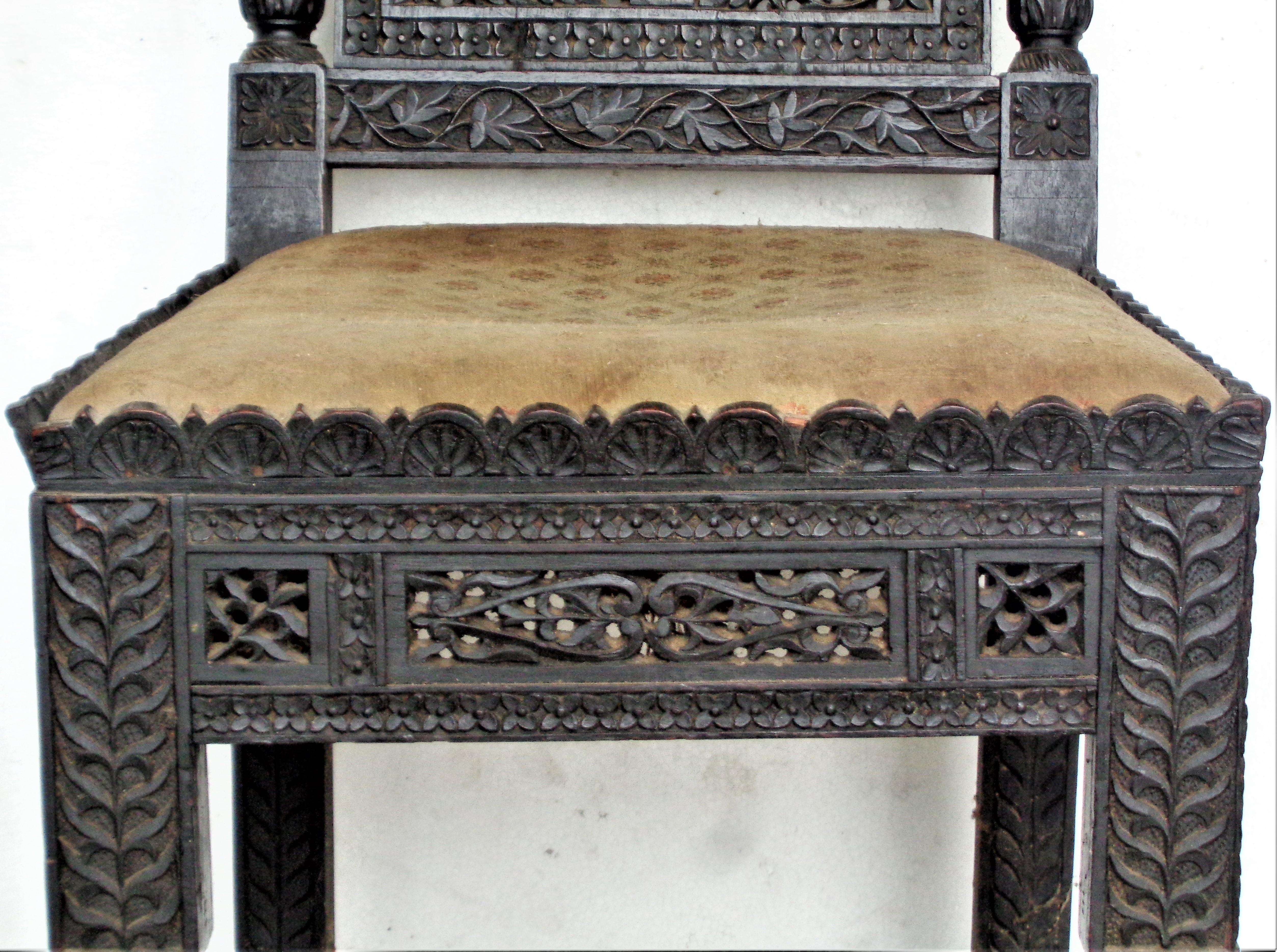 Anglo-Indian Antique Anglo Indian Chair