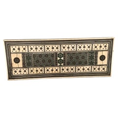 Used Anglo-Indian Sadeli Cribbage Board