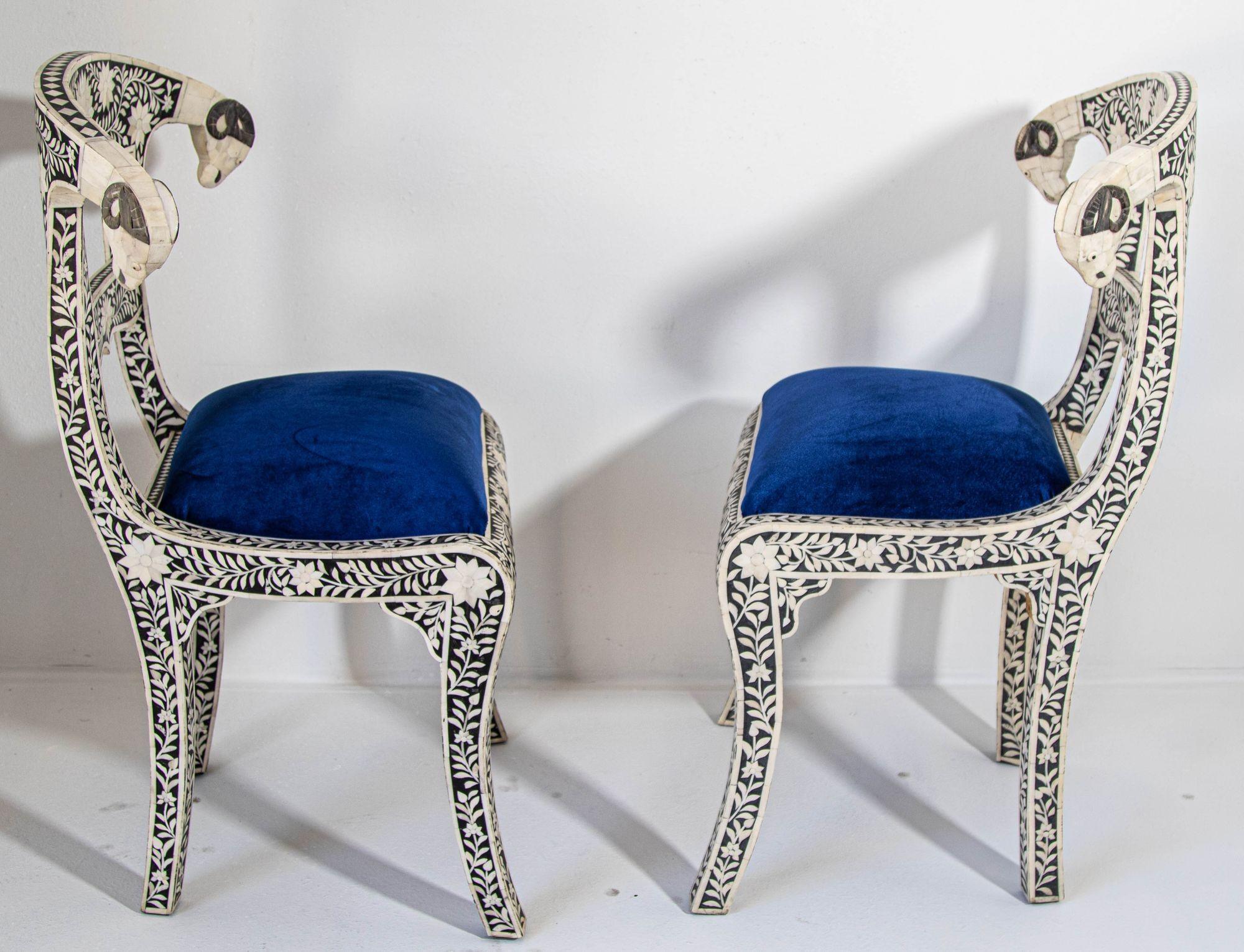 bone inlay chairs