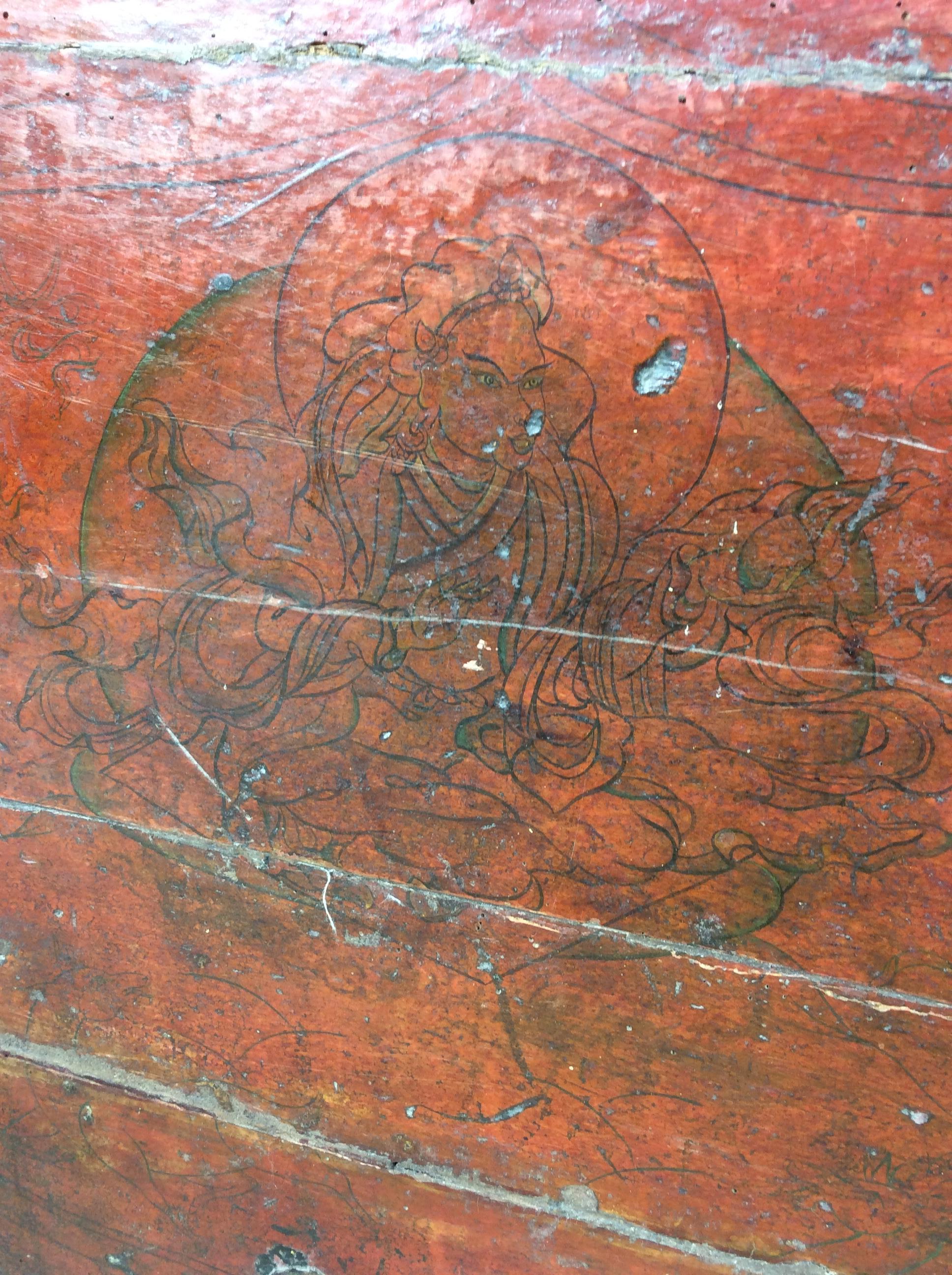 Malle ancienne en bois tendre anglo-indien avec quincaillerie unique en vente 8