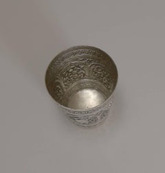 Antique Anglo-Indian Sterling Silver Beaker, circa 1890