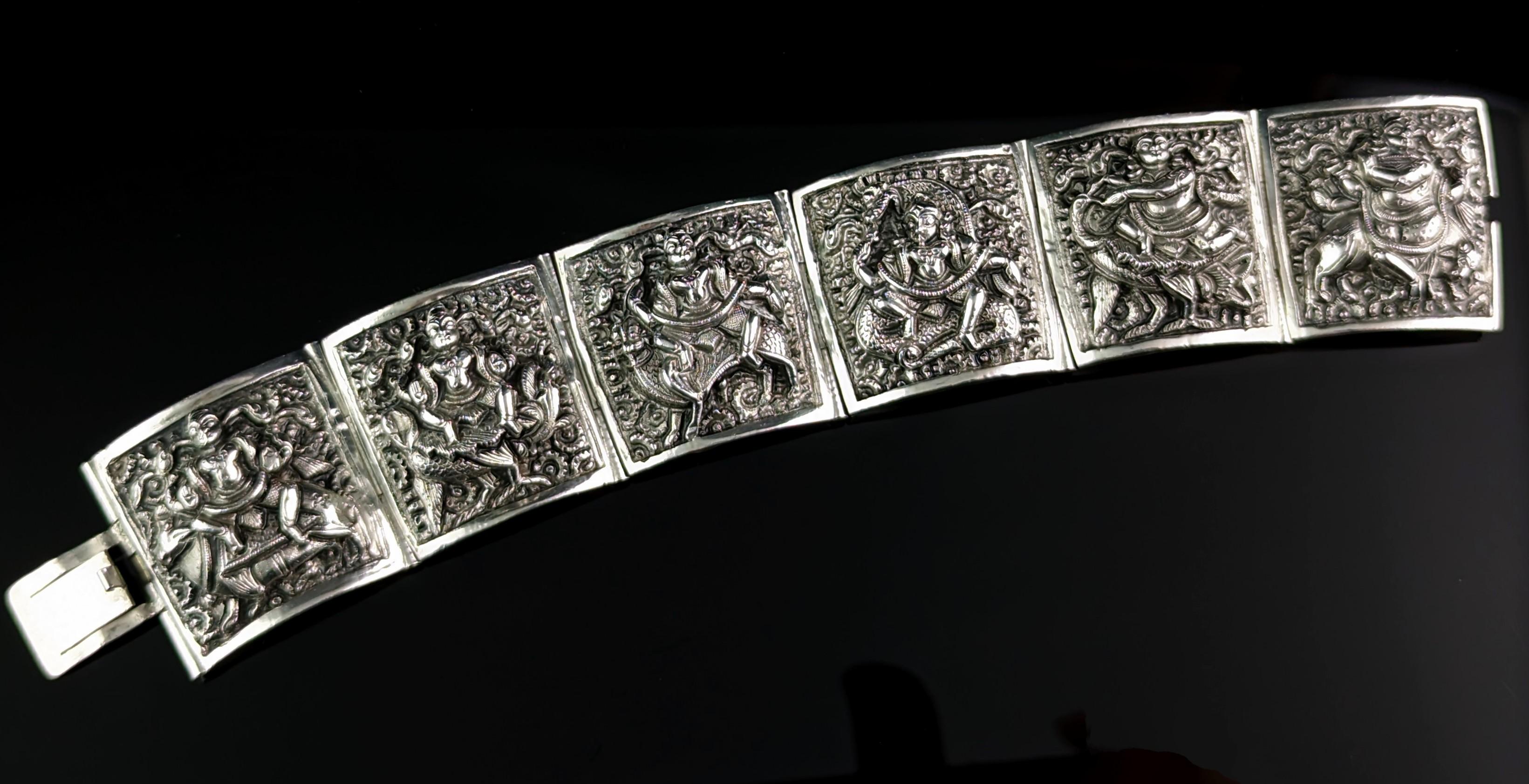 indian silver bracelet