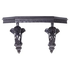 Antique Anglo Indian Wall Shelf or Bracket