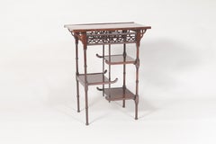 Antique Anglo-Japanese Pagoda Side Table in the manner of E W Godwin