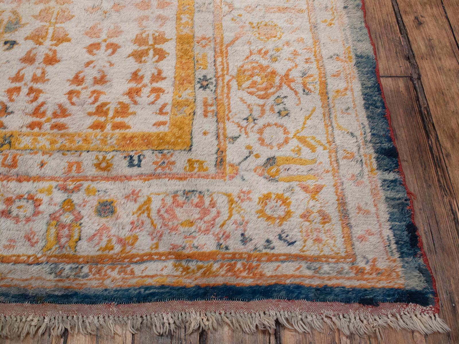 Antique Angora Oushak Carpet 'DK-119-88' For Sale 4