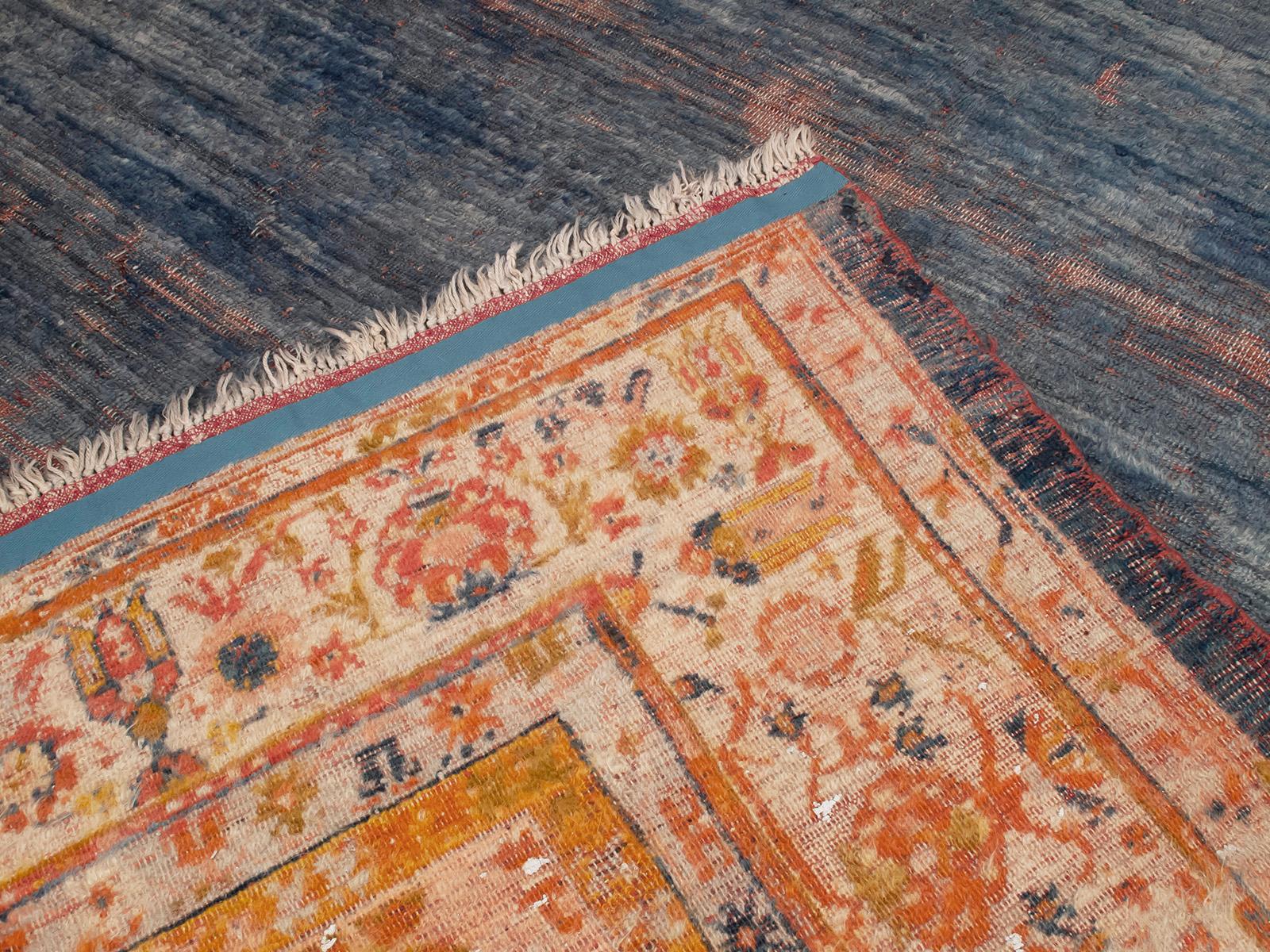 Antique Angora Oushak Carpet 'DK-119-88' For Sale 5