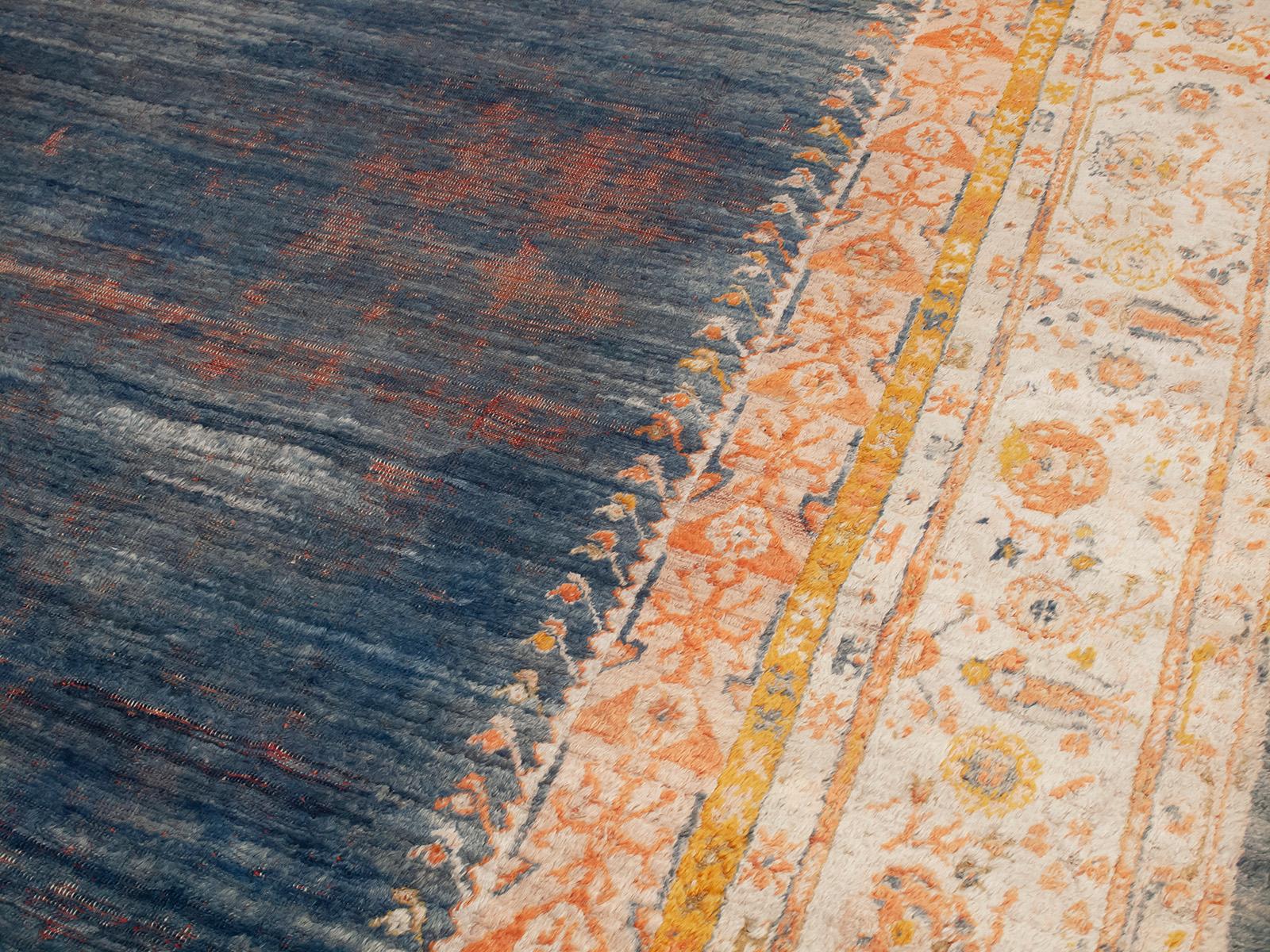 19th Century Antique Angora Oushak Carpet 'DK-119-88' For Sale