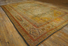 Türkischer Angora Oushak-Teppich aus dem 19. Jahrhundert ( 12' x 16'2" - 365 x 492")