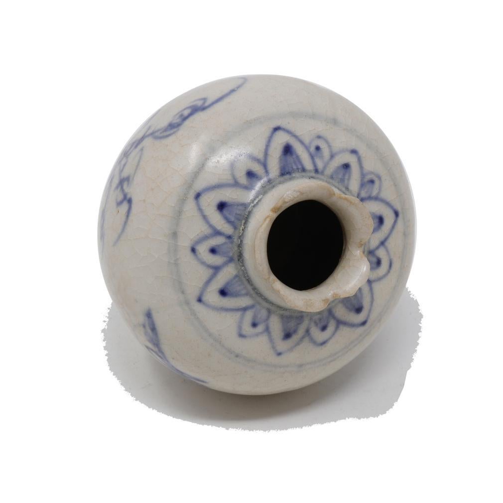 Antike Annamese Blau und Weiß Keramik Krug, Chu Dao Kilns im Zustand „Gut“ im Angebot in Point Richmond, CA