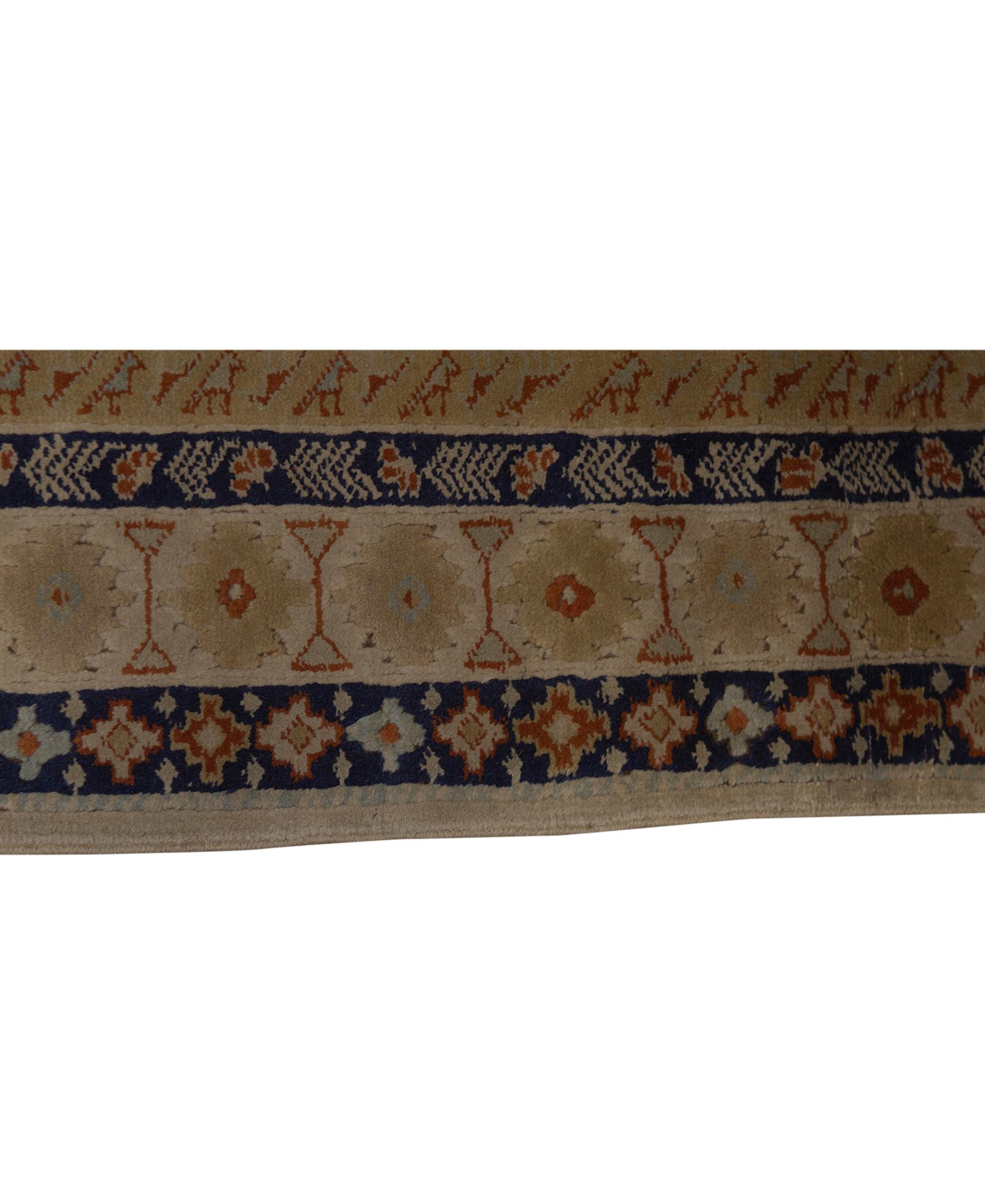 Traditional Handwoven Luxury Antique Romania. Measures: 4'4
