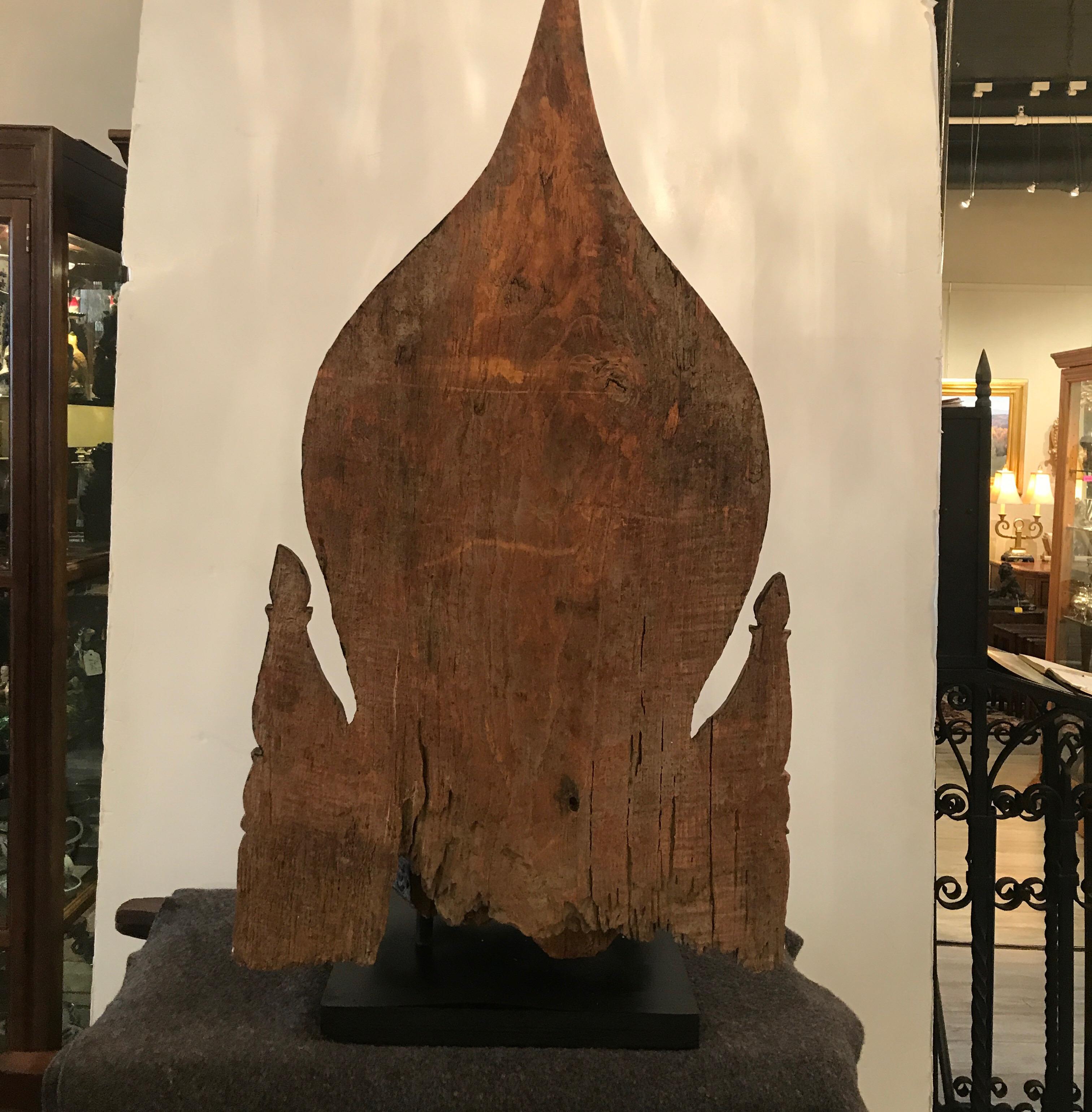 Antique Thai Buddha Wood Carving 2