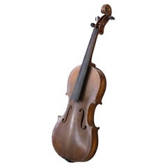 Antique Antonius Stradinarius Style Student Violin & Case 19thC